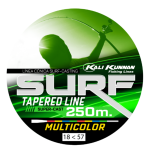 KaliKunnan Żyłka Koniczna Surf Tapered Line Multicolor 250 m